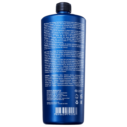 Progressive Omega Zero Nanoplasty Resistance 1000ml - FELPS - MARBRAS