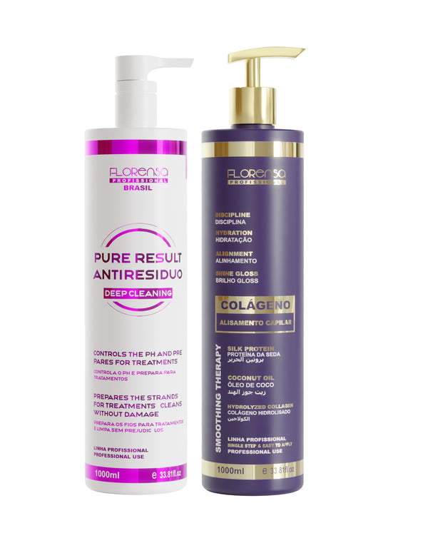 KIT Primore silk Protein Collagen 1L  +FLORENSA SHAMPOO 1 L - Florensa Brasil