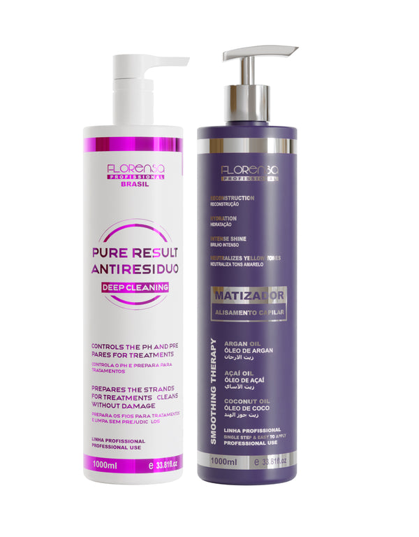 KIT PRIMAVERA SILK PROTEIN ARGAN OIL 1L + shampoo 1L kit -Florensa Brasil