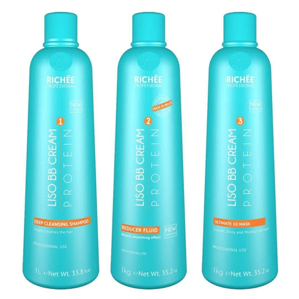 Richée Smooth without Formaldehyde Progressive Brush BB Cream - 3x1L Kit